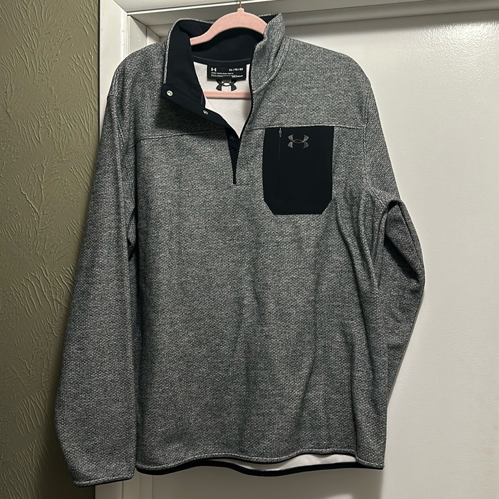Mens Under Armour 3/4 button down
